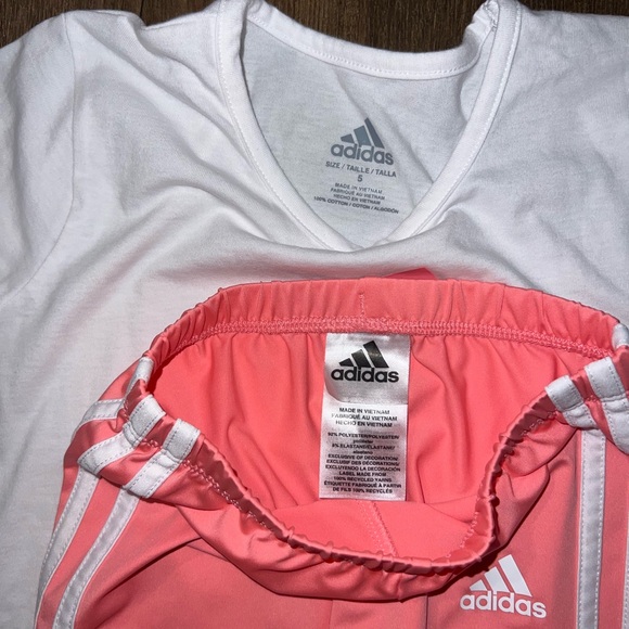 Adidas Pink and White Kids Outfit - Picture 2 of 2
